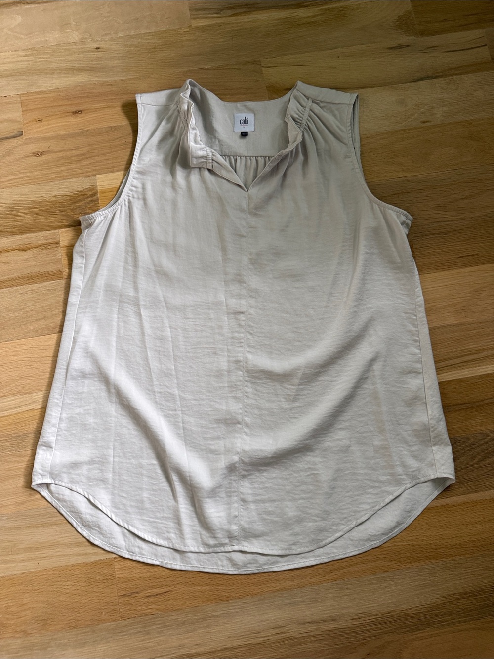 Cabi Light Gray Tank Top Blouse